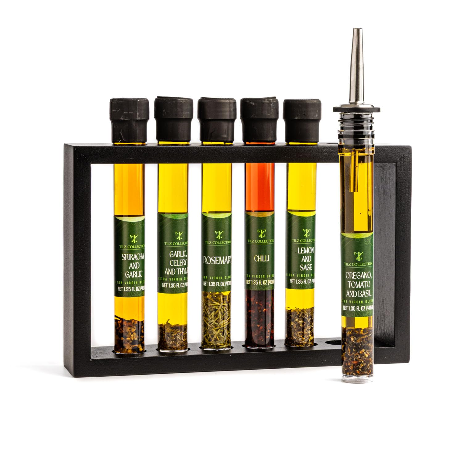Amazon.com: Tilz Infused Olive Oil Gift Set -6x40ml Flavoured