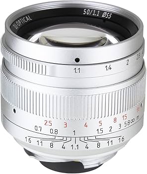 Amazon.co.jp: 七工匠 7artisans 50mm F1.1 シルバー [ライカMマウント