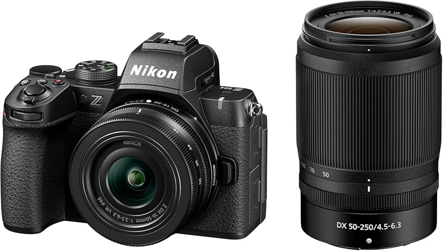 Amazon.com : Nikon Z50 II with Two Lenses | Compact mirrorless