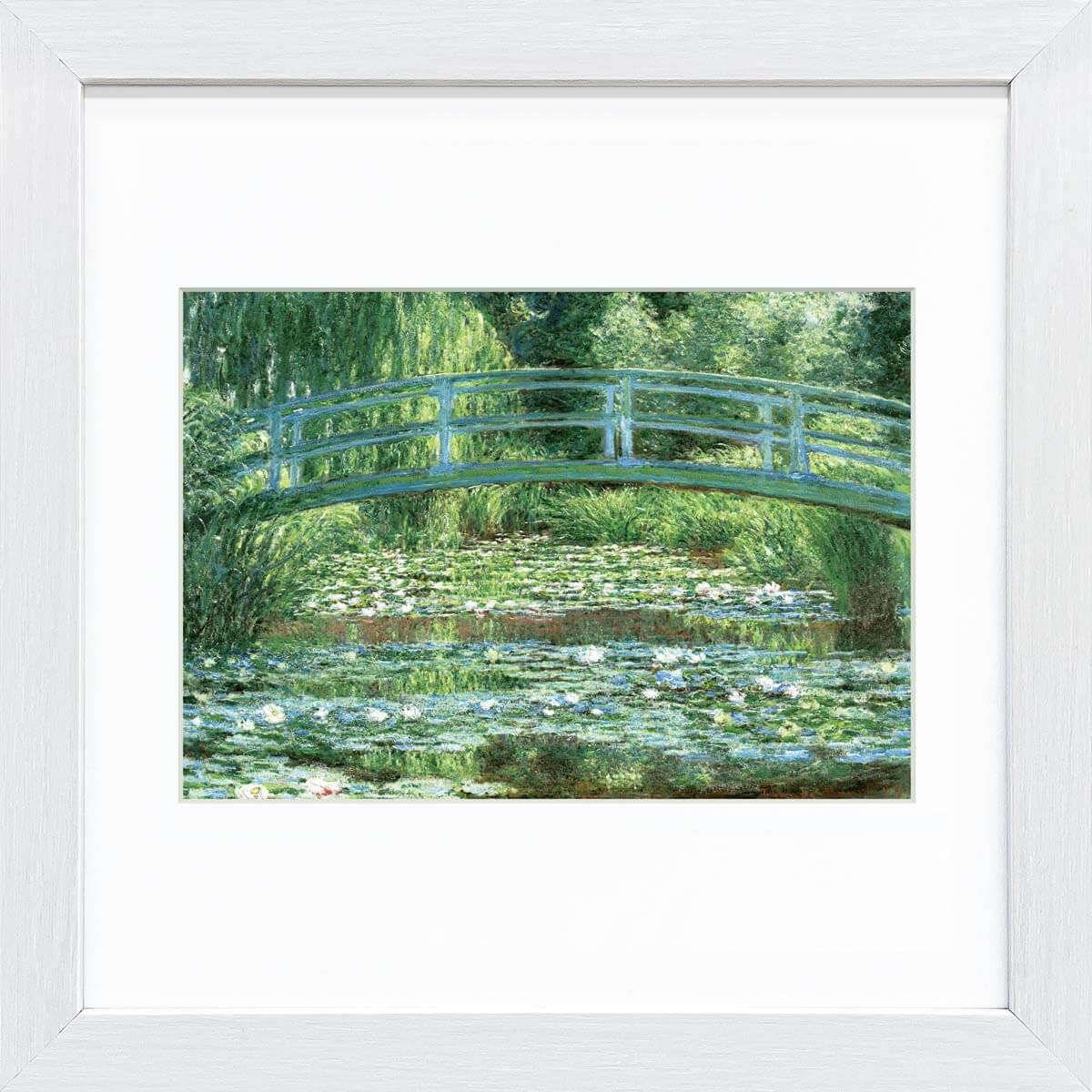 Amazon.co.jp: おうち美術館 絵画 モネ 睡蓮の池と日本の橋 : ホーム