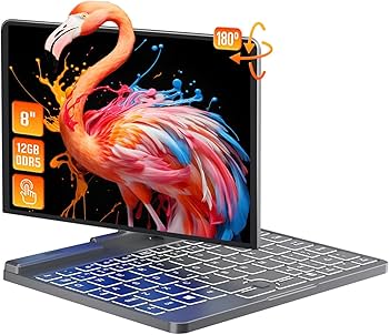 Amazon.co.jp: SERYUB Pocket 8インチ 超軽量 2in1ノートパソコン 12GB
