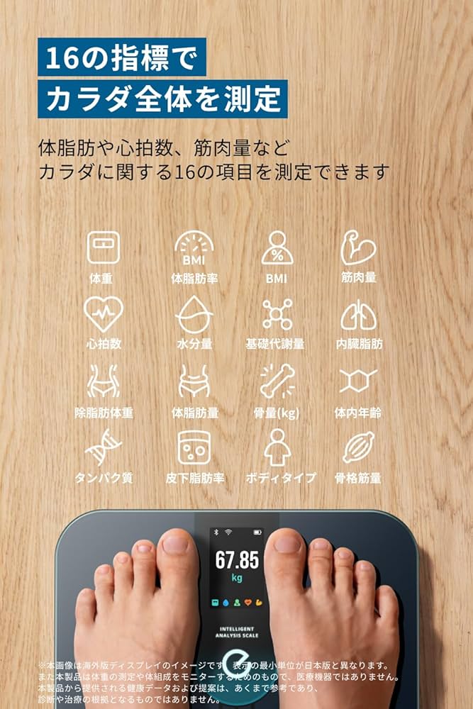 Amazon | Anker Eufy (ユーフィ) Smart Scale P3 （体重体組成計