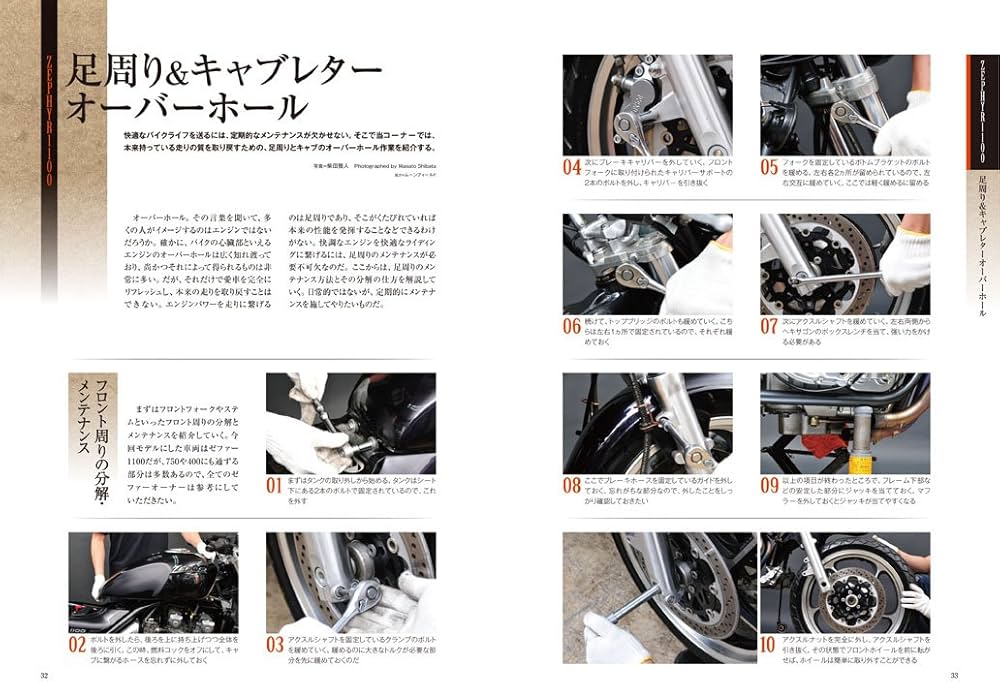 Amazon.co.jp: カワサキ ゼファー750/1100メンテナンスブック