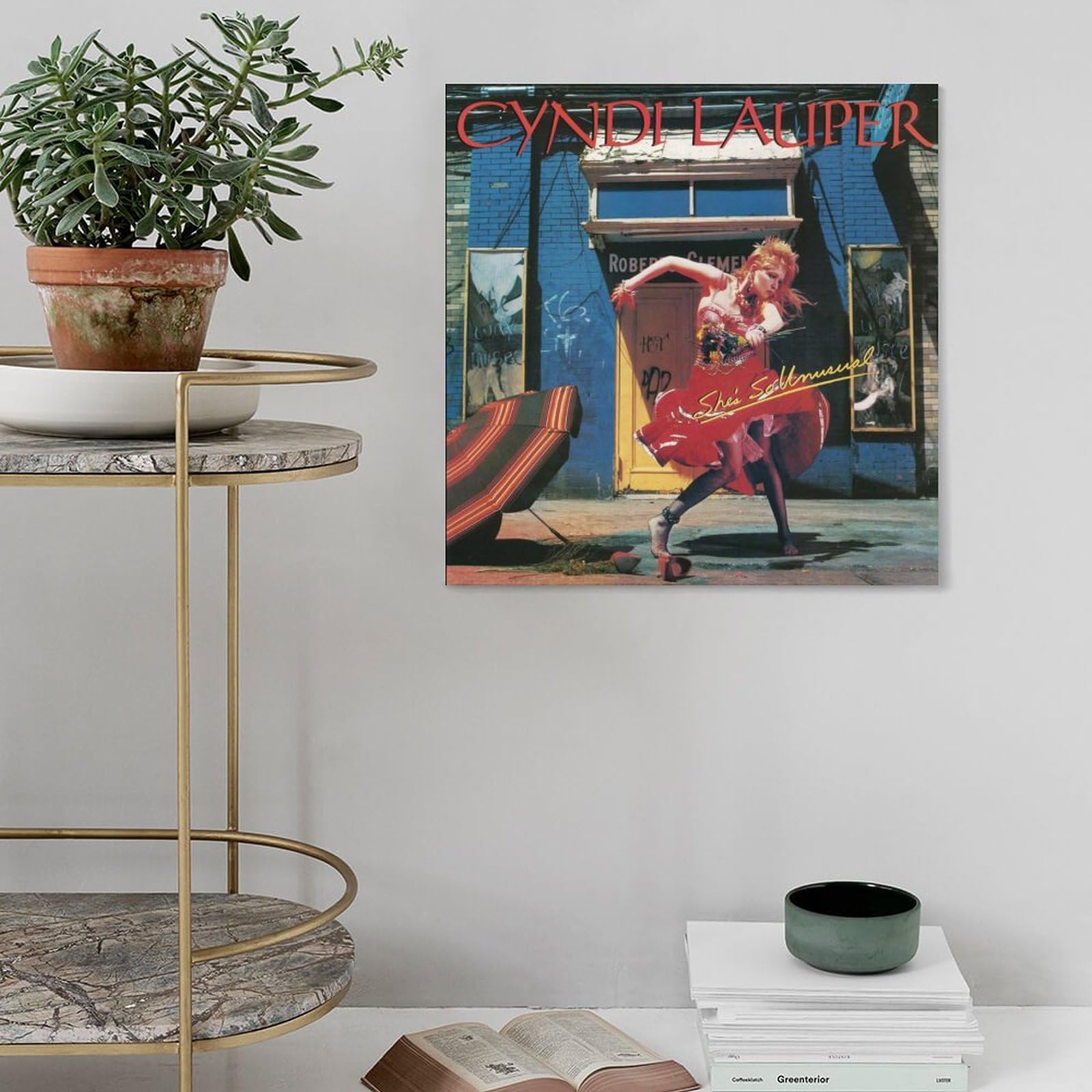 Amazon.co.jp: Cyndi Lauper シンディ・ローパー 歌手写真 レトロ