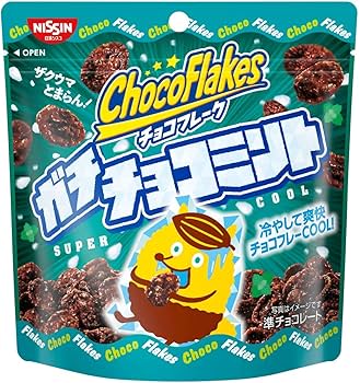 Amazon.co.jp: 日清シスコ チョコフレーク ガチチョコミント SUPERCOOL