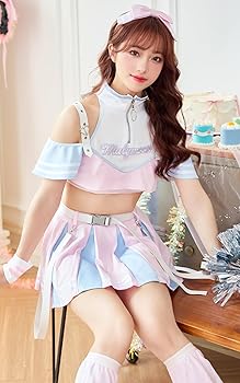 Amazon.co.jp: [Malymoon] ハロウィン コスプレ チア チアガール