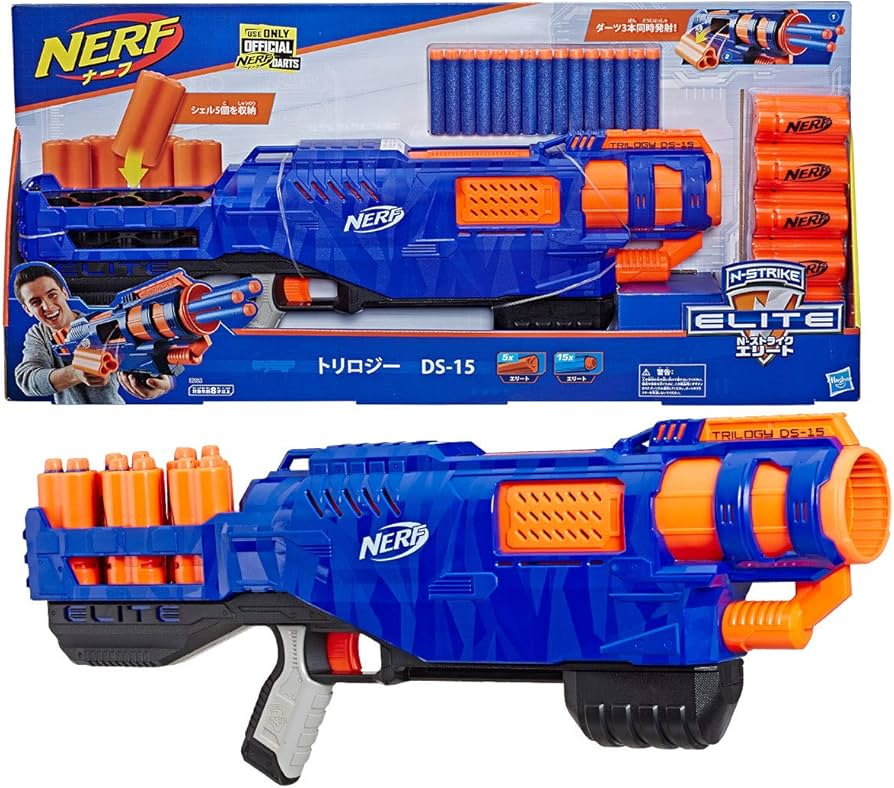 Amazon | ハズブロ(HASBRO) ナーフ エリート トリロジー DS-15 15
