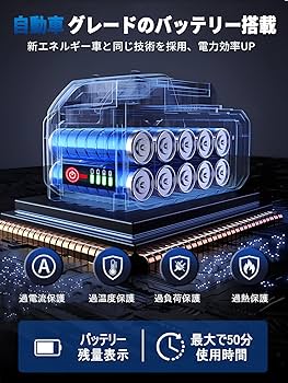 Amazon | 高圧洗浄機 コードレス 充電式 【新登場強化版・バッテリー2