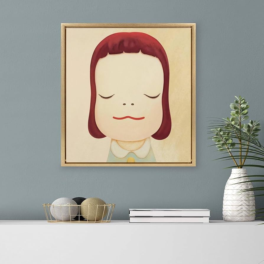 Amazon.co.jp: 奈良美智ポスター《人間不信の少女》ウォールアート日本