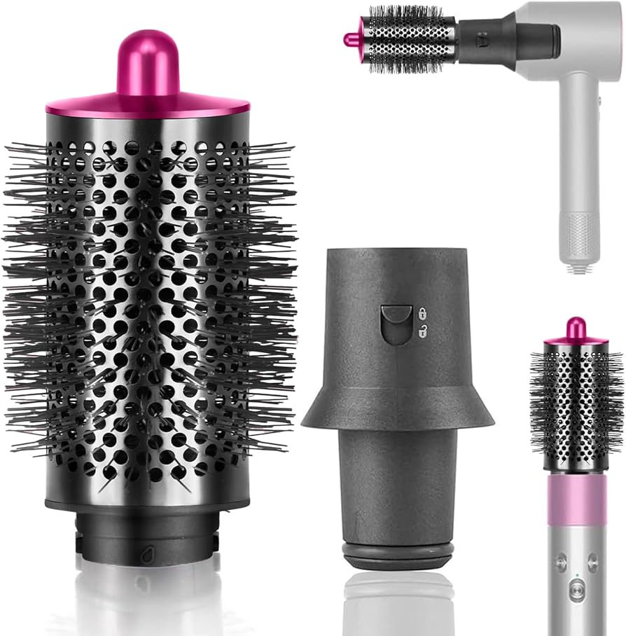 Amazon | エアラップ用ダイソン用大型丸型ボリュームブラシHS05 HS01