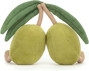 Amazon.co.jp: Jellycat おもしろいオリーブの食べ物 ぬいぐるみ