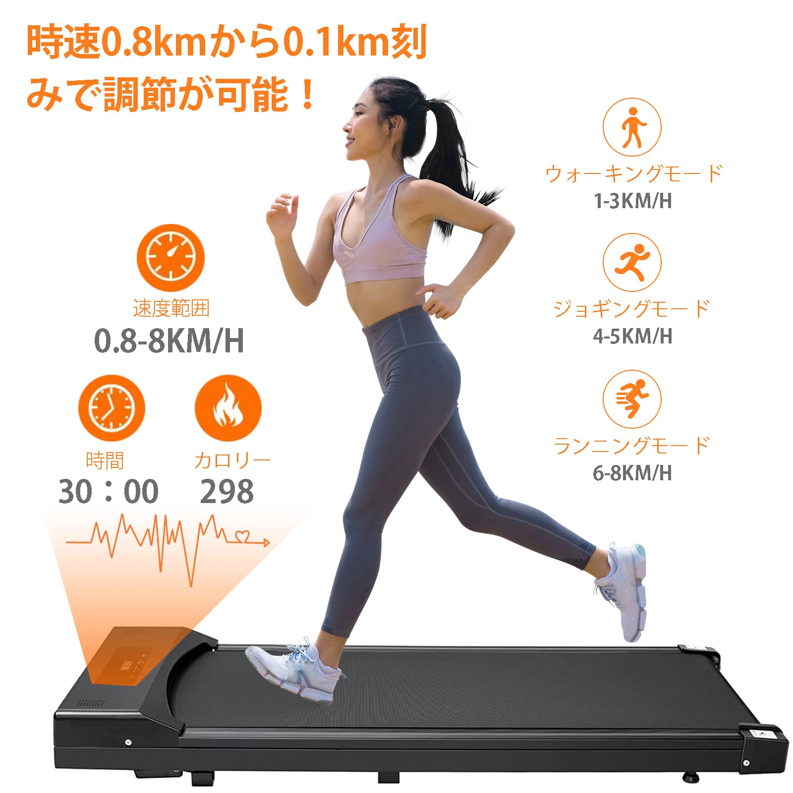 Amazon | Tvdugim ルームランナー 家庭用 ウォーキングマシン 電動