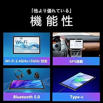 Amazon.co.jp: Android 14 タブレット 11 インチ 新登場 CUPEISI P12
