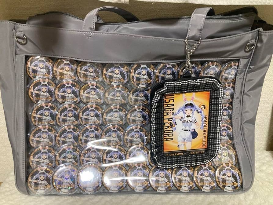 Amazon.co.jp: ホロラ 兎田ぺこら 痛バッグ 痛バ ジャイアンツ 缶