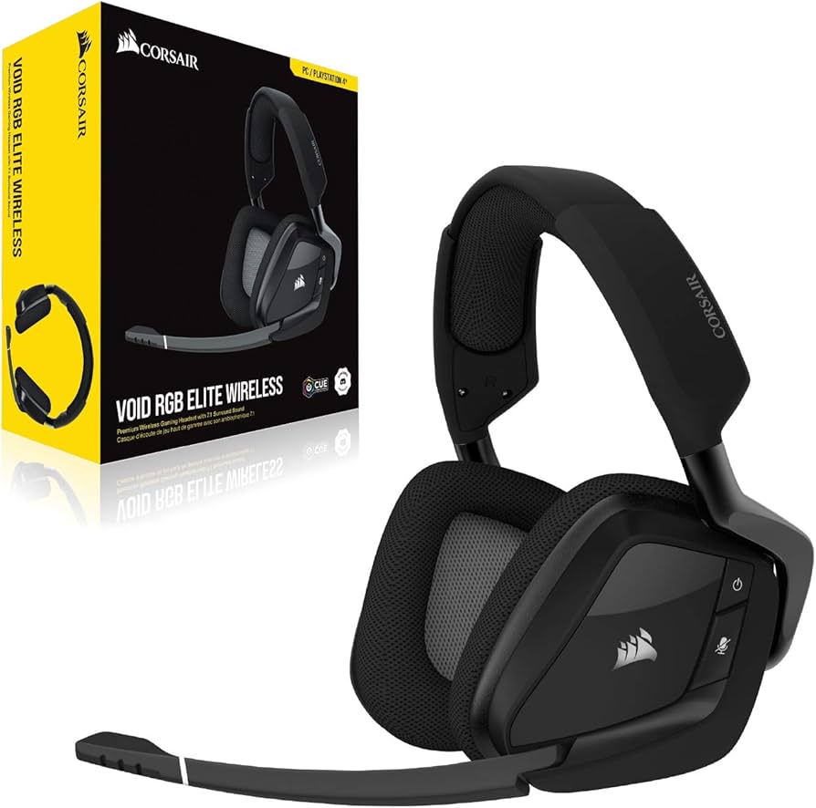 Amazon.com: Corsair VOID RGB Elite Wireless Premium Gaming Headset