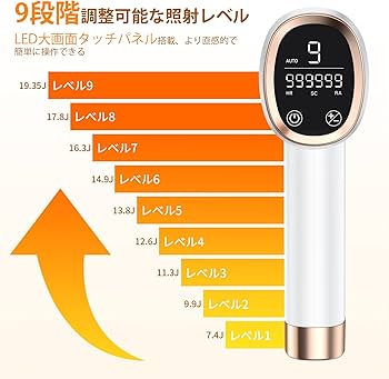 Amazon | YUNDOO脱毛器 レディース メンズ VIO対応 光脱毛【99万発