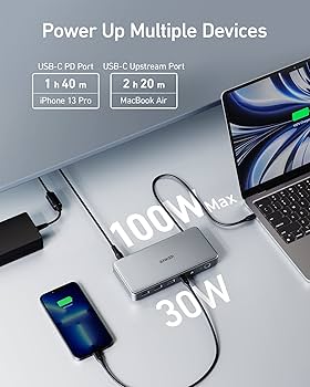 Amazon.com: Anker 10-in-1 USB C Docking Station, Displaylink