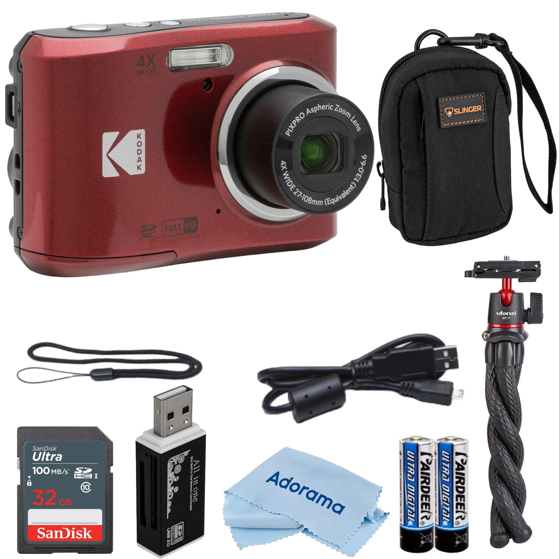 Amazon.com : Kodak PIXPRO FZ45 Friendly Zoom 16MP Full HD Digital