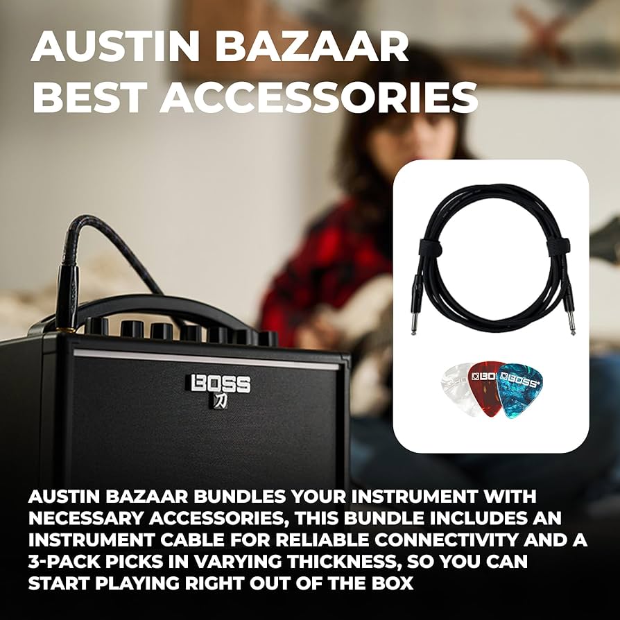 Amazon.com: Boss Katana Mini Guitar Combo Amplifier Bundle with