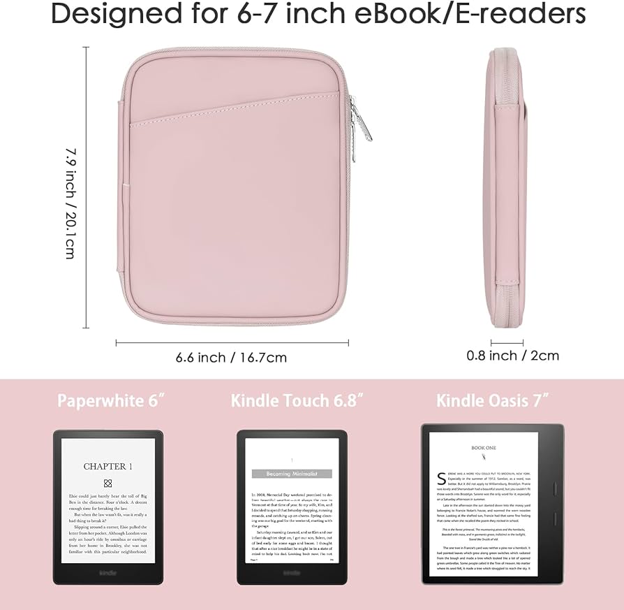 Amazon.co.jp: パッド付きスリーブポーチ 6-7インチ 電子書籍/電子書籍