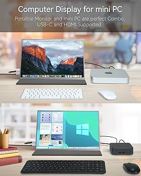 Amazon.com: Intehill 4K Portable Monitor for Laptop, 3840x2400