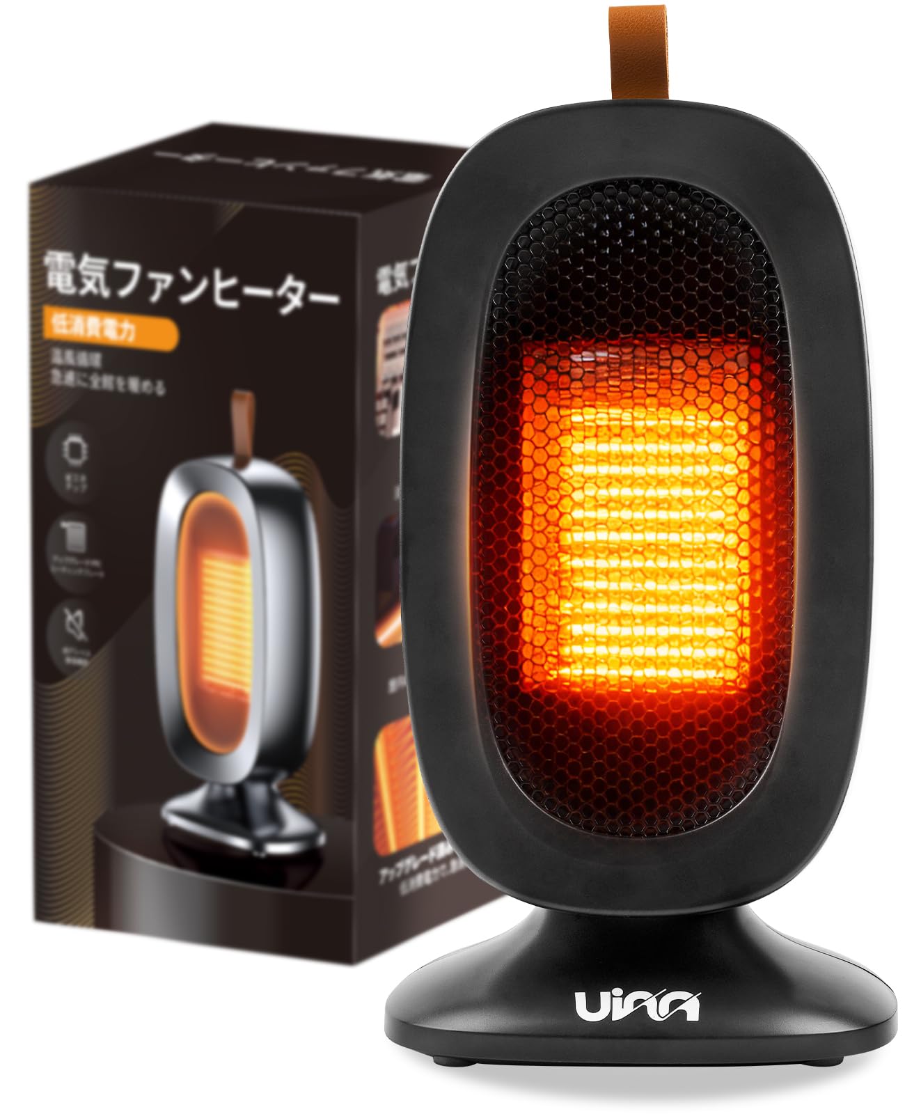 Amazon.co.jp: Ceramic Heater, Small Electric Fan Heater, Fast