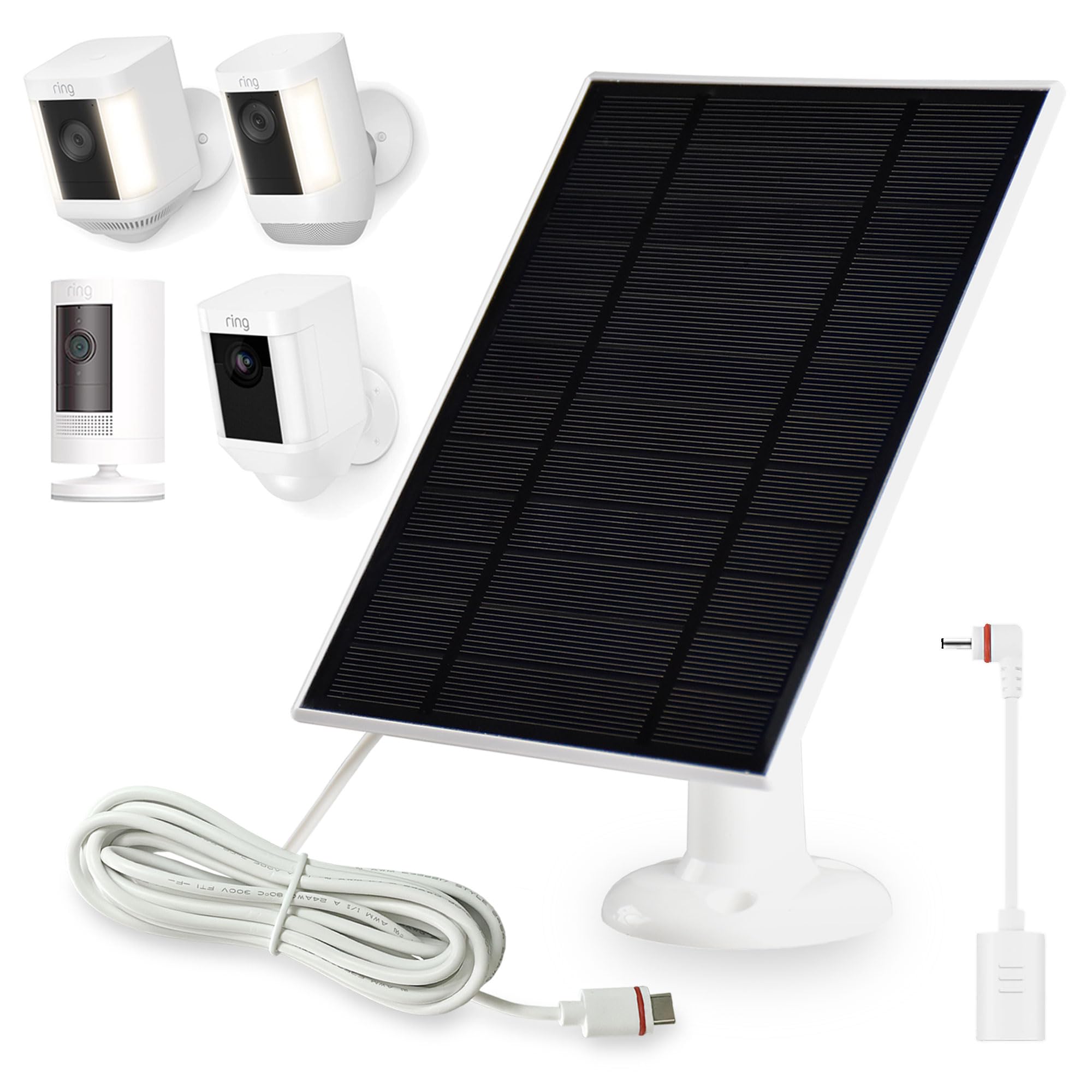 Amazon.com : KAROTTO Solar Panel for Ring Cameras,1Pack Solar