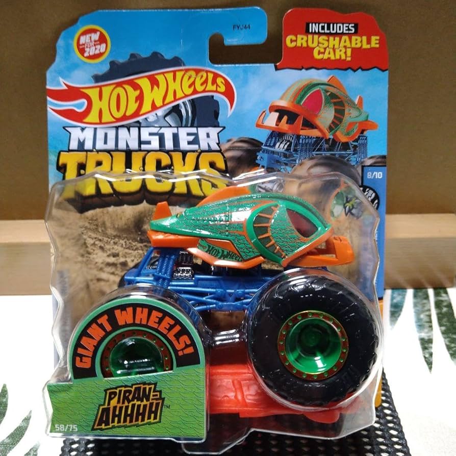 Amazon.co.jp: ホットウィール モンスタートラック ピラニア : おもちゃ