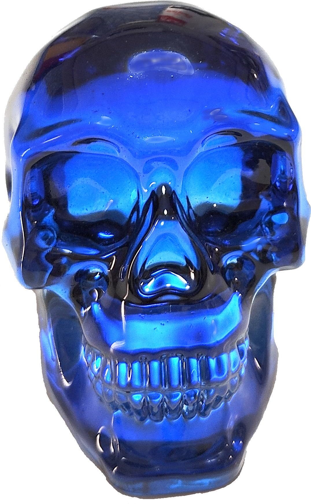 Amazon.co.jp: ガラス置物 幸運 オブジェ K9 ドクロ 髑髏 スカル