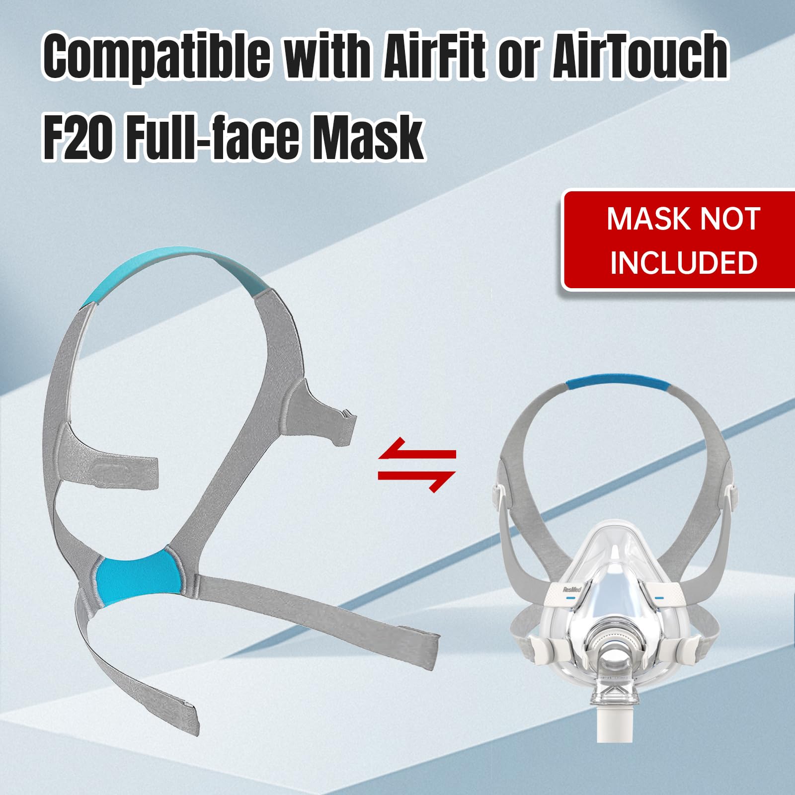 Amazon.com: Airfit f20 Headgear, 3-Pack Replacement CPAP Mask