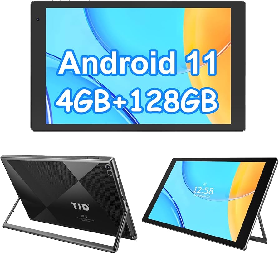 Amazon.com : TJD Android 11 Tablet 10.1 Inch Tablets, 128GB ROM