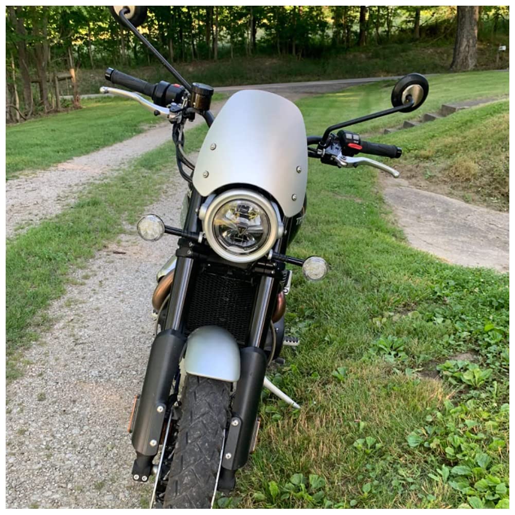 Amazon | オートバイ 風防 ブラケット付き 適応 Scrambler 1200 XE XC