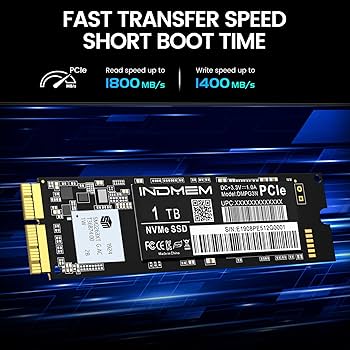 Amazon.com: INDMEM PCIe NVMe Gen3x4 SSD 1TB 3D TLC NAND Flash Hard