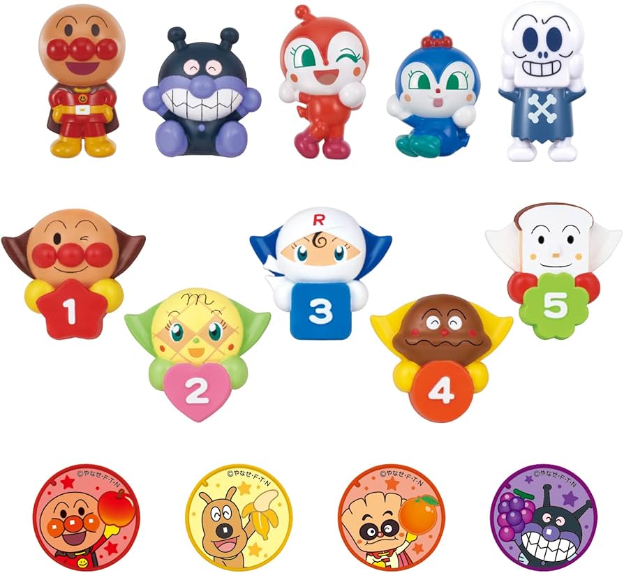 Amazon.co.jp: おへやでもおふろでも！ピタッとくっつく♪アンパンマン