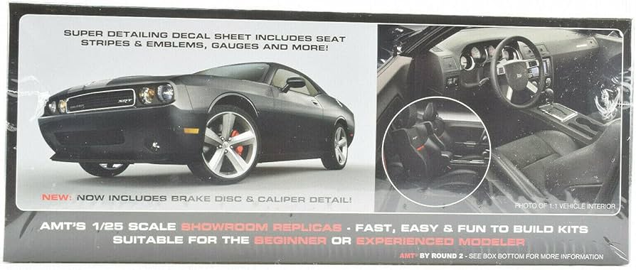 Amazon.com: AMT/Premium Hobbies 2010 Challenger SRT8 1:25 Scale
