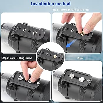 Amazon | Leftfoto レンズプレート Nikon Nikkor Z 180-600mm F5.6-6.3