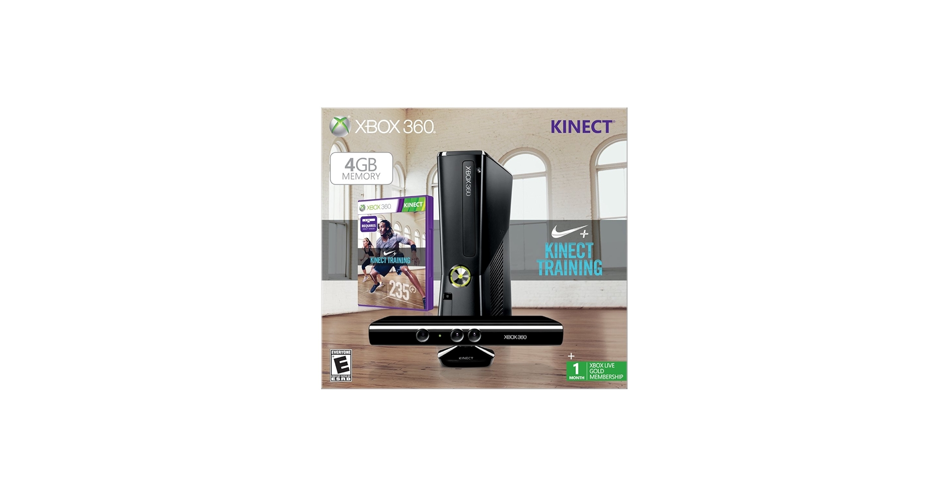 Amazon.com: Xbox 360 4GB with Kinect Nike+ Bundle : Video Games