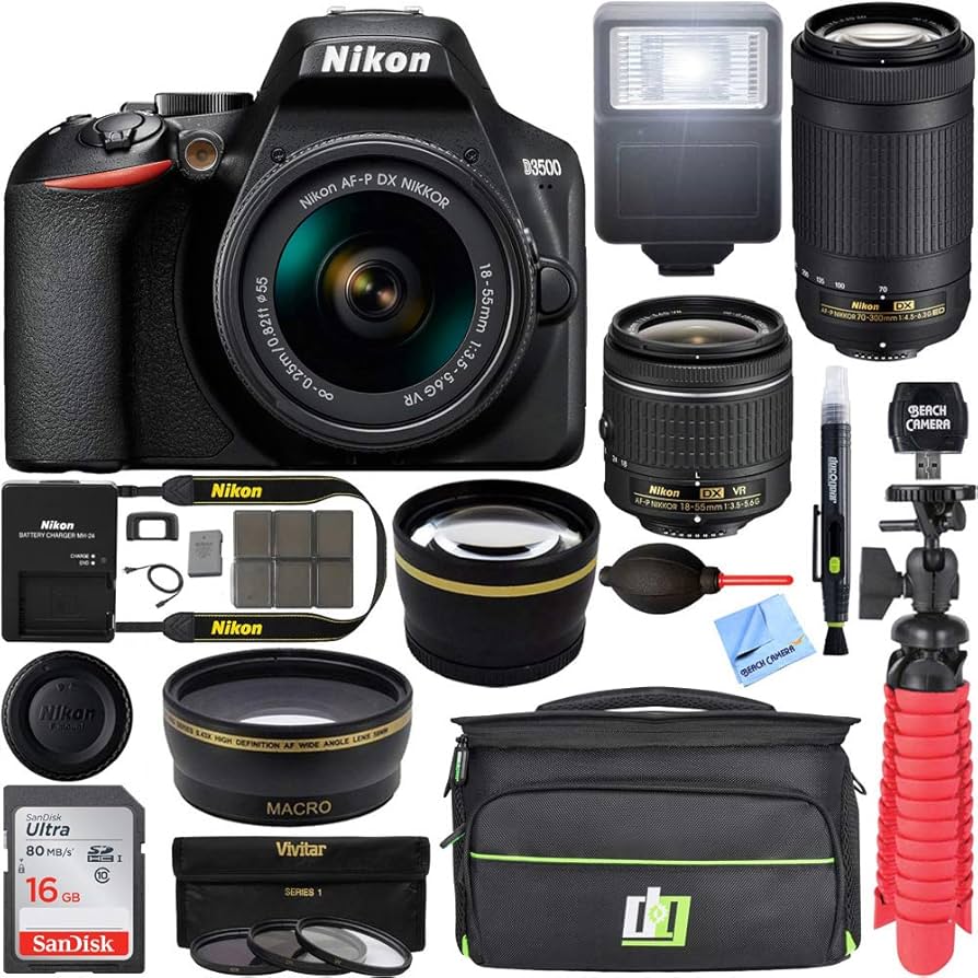 Amazon.com : Nikon D3500 24.2MP DSLR Camera with AF-P 18-55mm VR