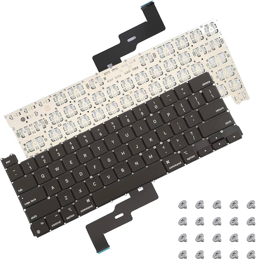 Amazon.com: Keyboard (US English) + Screws Kit Replacement for