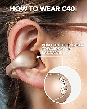 Amazon.com: Soundcore C40i by Anker, Open-Ear Earbuds, Clip-On