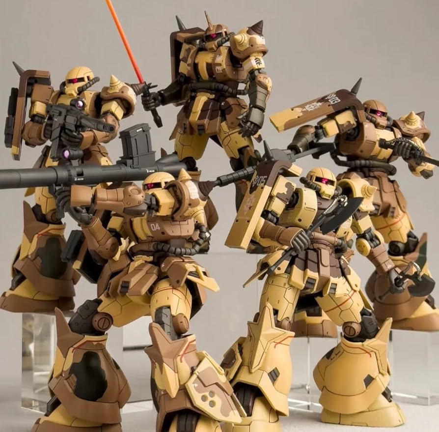 Amazon.co.jp: WM模型1/144 HG MS-06GD 高機動型ザク 褐色のサザン