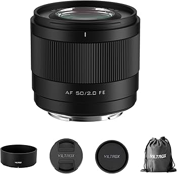 VILTROX AF 50mm F2.0 Air Full-Frame Lens for Sony E-Mount, STM