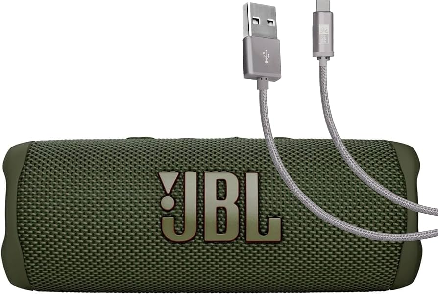 Amazon.com: JBL Flip 6 (Green) + Bundle with Case Logic Braided