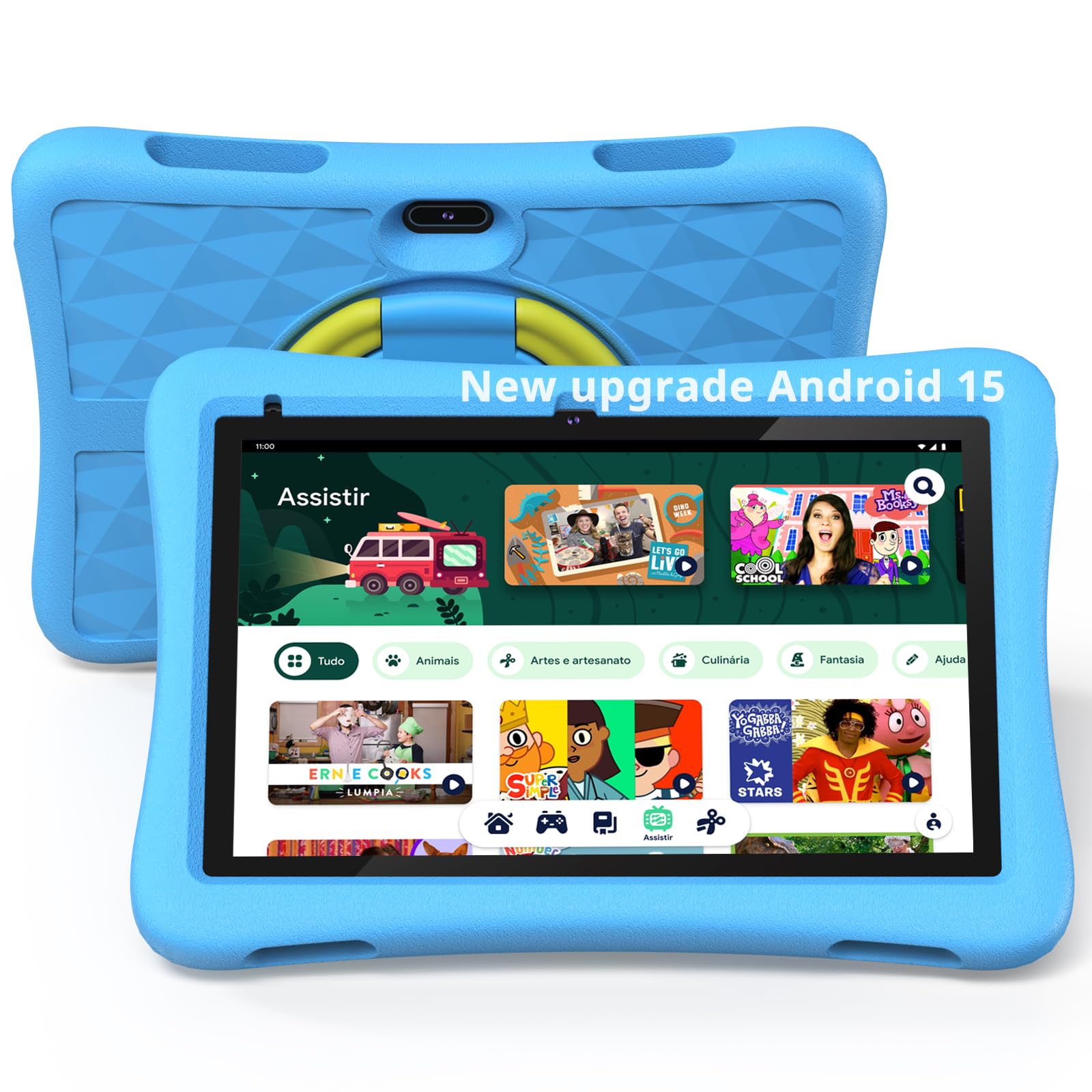 Plimpton Kids Tablet Android 15, 10 inch with Google Kids Space