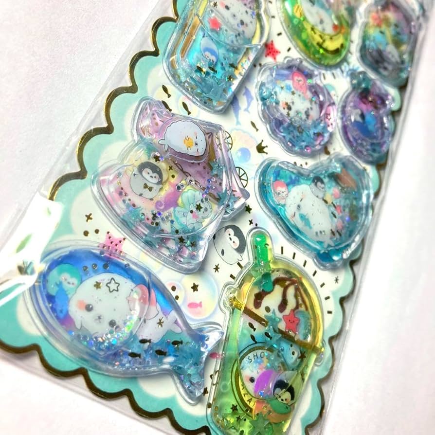 Amazon.co.jp: 平成レトロウォーターシール&香りつきぷくぷくシール