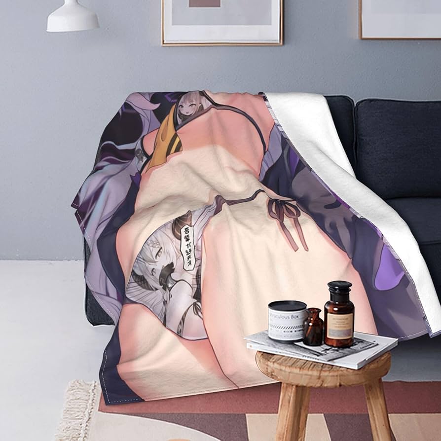 Amazon.co.jp: ブランケット 毛布 かわいい アニメ柄 Vtuber ラプ様