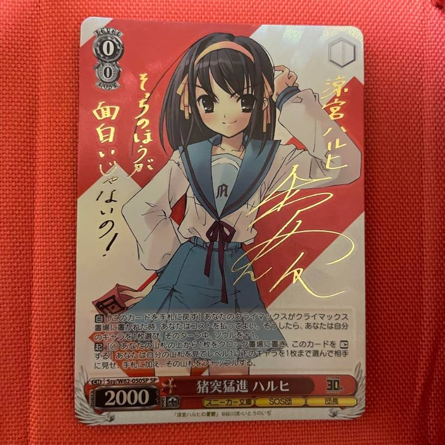 猪突猛進 ハルヒ rr 3枚セット 猪突猛進 ハルヒ rr 3枚セット 猪突猛進