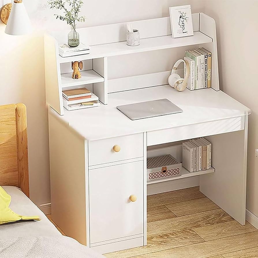 Amazon.co.jp: ENWYTE 学習机 幅80cm 勉強机セット 高さ調整可能 収納