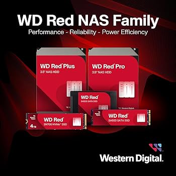 Amazon.com: Western Digital 6TB WD Red Plus NAS Internal Hard