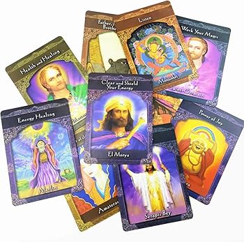 Amazon.co.jp: アセンデッドマスターオラクルカード、金メッキの